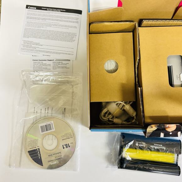 Open Box Canon Selphy CP780 Compact Color Photo Printer Used Working - Picture 6 of 16